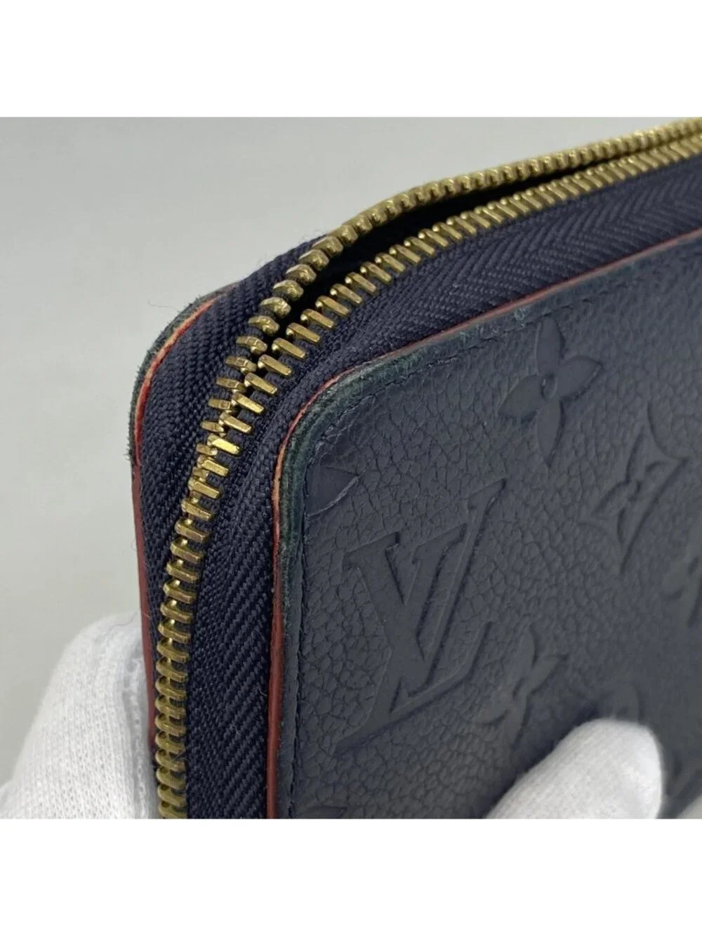 Louis Vuitton Wallet Monogram Empreinte Zippy Marine
